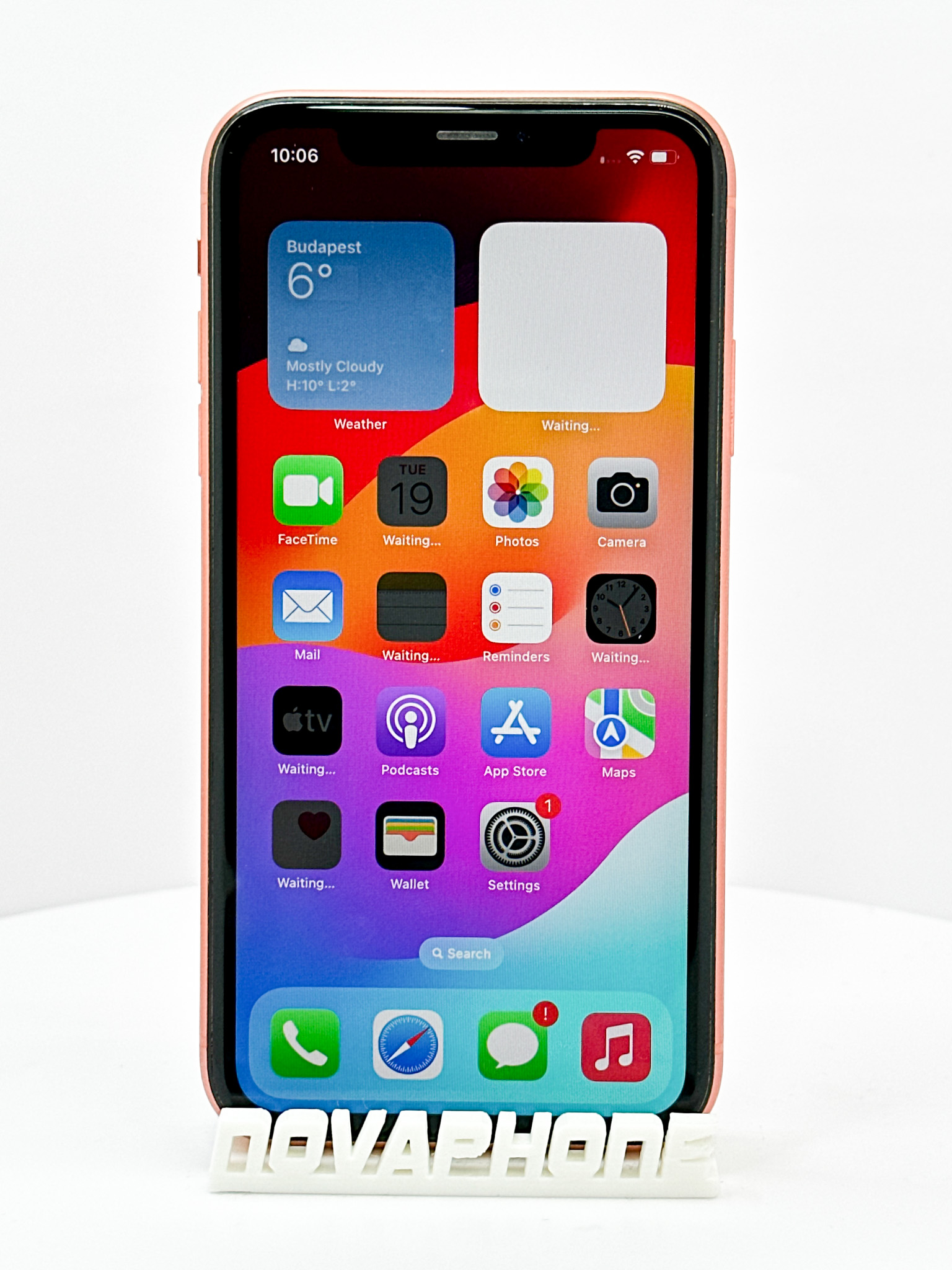 Apple iPhone XR (64GB)  - Acumulator: 100% - Culoare: Coral - 1