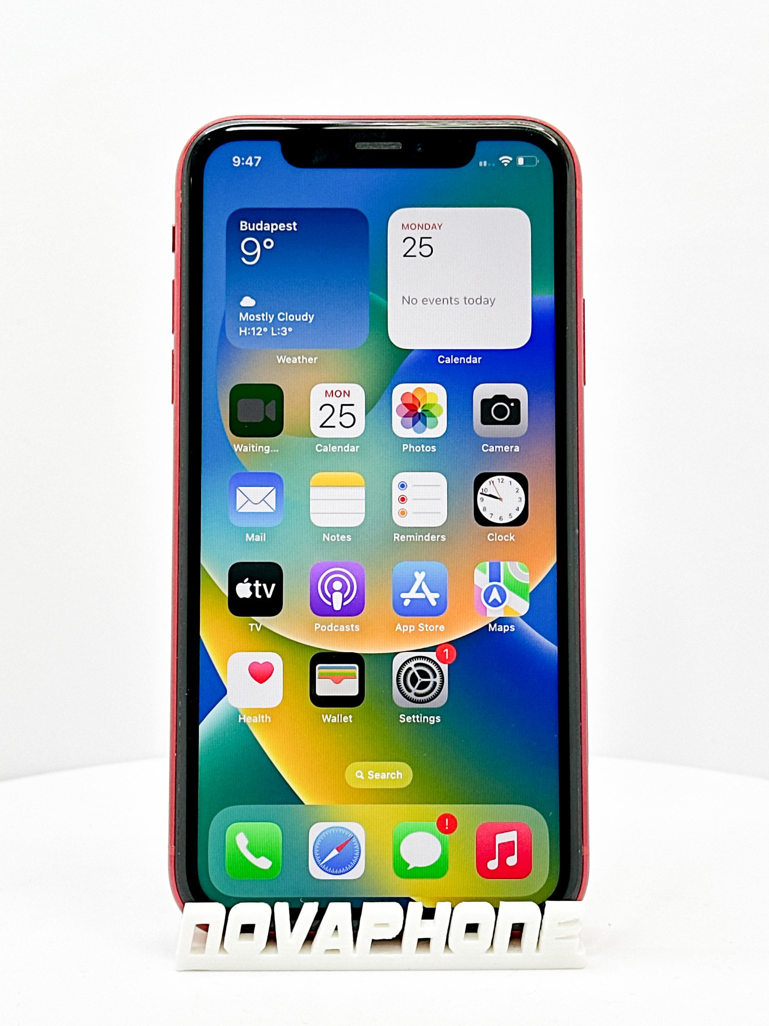 Apple iPhone XR (64GB)  - Acumulator: 100% - Culoare: Roșu - 1