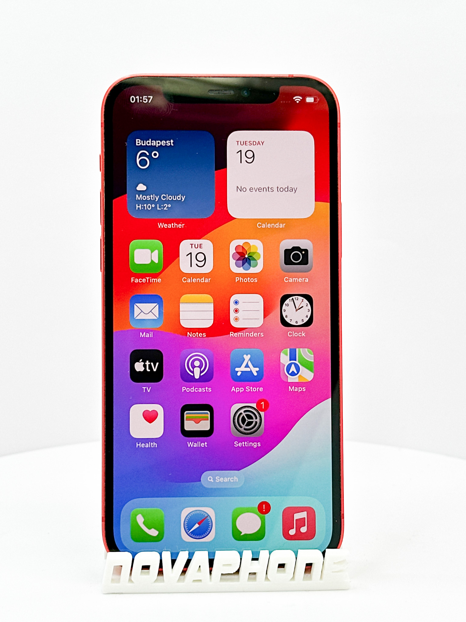 Apple iPhone 12 (64GB)  - Acumulator: 100% - Culoare: Roșu - 1