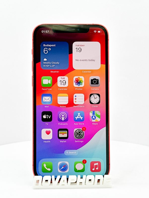 Apple iPhone 12 (64GB)  - Acumulator: 100% - Culoare: Roșu - 1