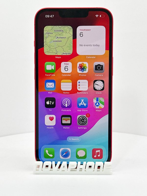 Apple iPhone 14 (128GB)  - Acumulator: 100% - Culoare: Roșu - 1