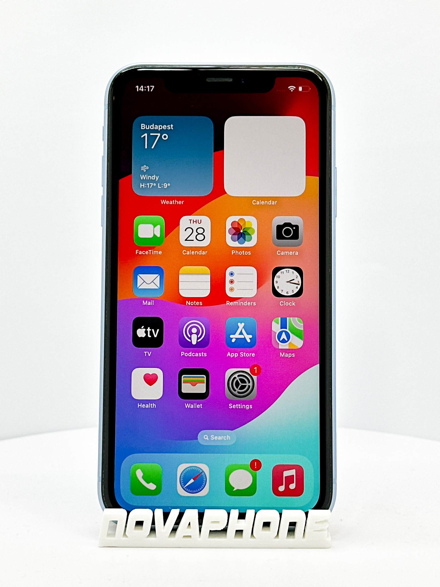 Apple iPhone XR (64GB)  - Acumulator: 100% - Culoare: Albastru - 1