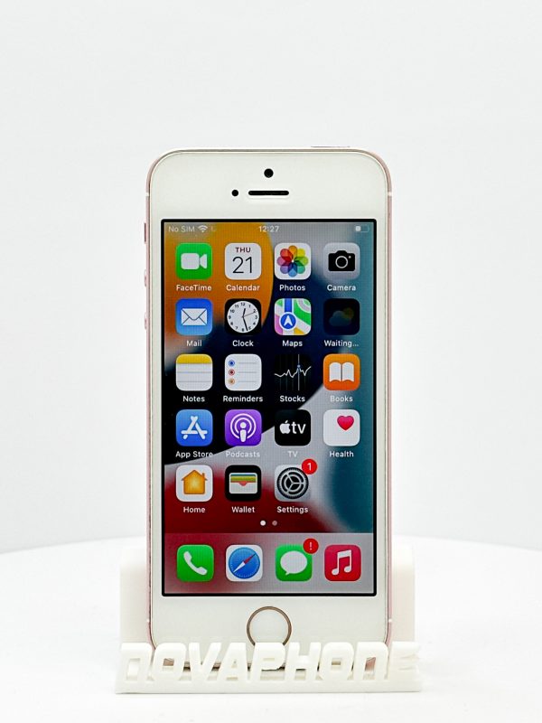 Apple iPhone SE 2016 (32GB)  - Acumulator: 100% - Culoare: Aur roz - 1